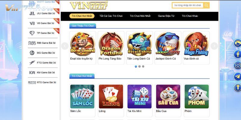Vin777 tích hợp nhiều công nghệ hiện đại